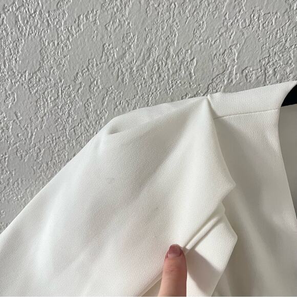 ALC Hazel White Cut-Out Puff Sleeve Mini Dress - Picture 7 of 8